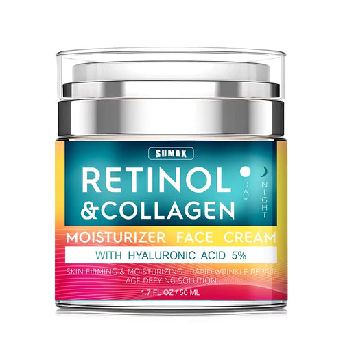Retinol anti Aging Face Cream Moisturizing Wrinkle Remover Collagen Hyaluronic Acid Creams Skin Care 50ML