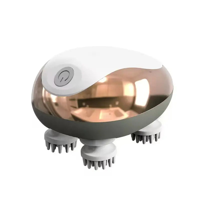 Head Scalp Massager Cat Massager Dog Massager Waterproof with Multi-Modes Vibration Handheld Portable Head Scratcher for Hair Growth Deep Clean and Stress Relax，Gifts for Family Pets Massager