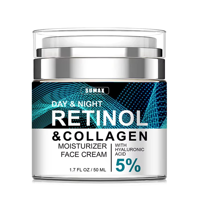 Retinol anti Aging Face Cream Moisturizing Wrinkle Remover Collagen Hyaluronic Acid Creams Skin Care 50ML
