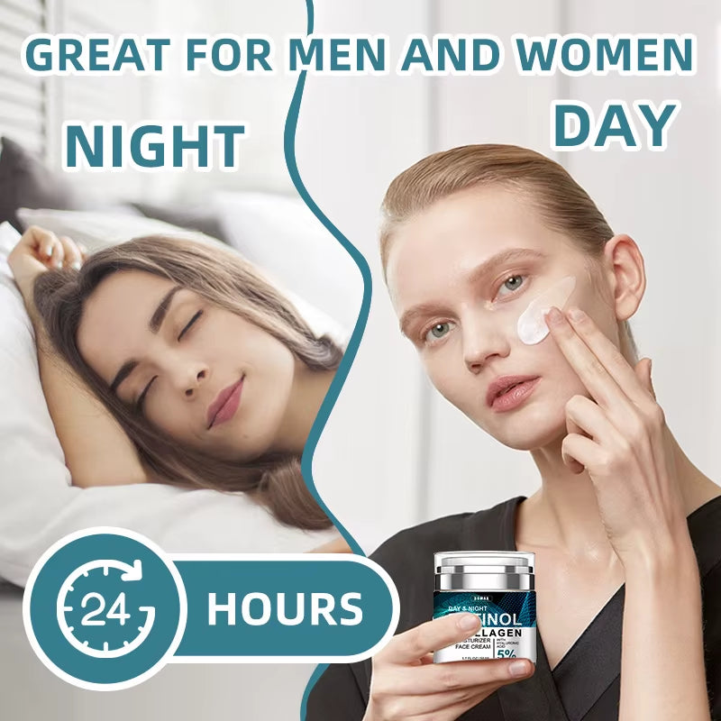 Retinol anti Aging Face Cream Moisturizing Wrinkle Remover Collagen Hyaluronic Acid Creams Skin Care 50ML