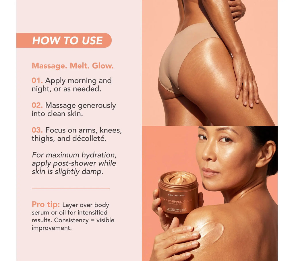 Doll 10 Dollskin Glow Body Butter with Crushed Pearl